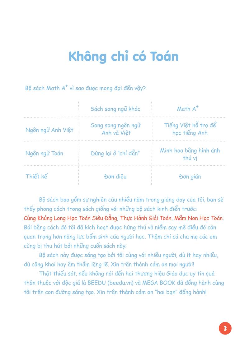 Maths A+ Học Toán Song Ngữ Theo Chủ Đề Lớp 3 - Tập 2