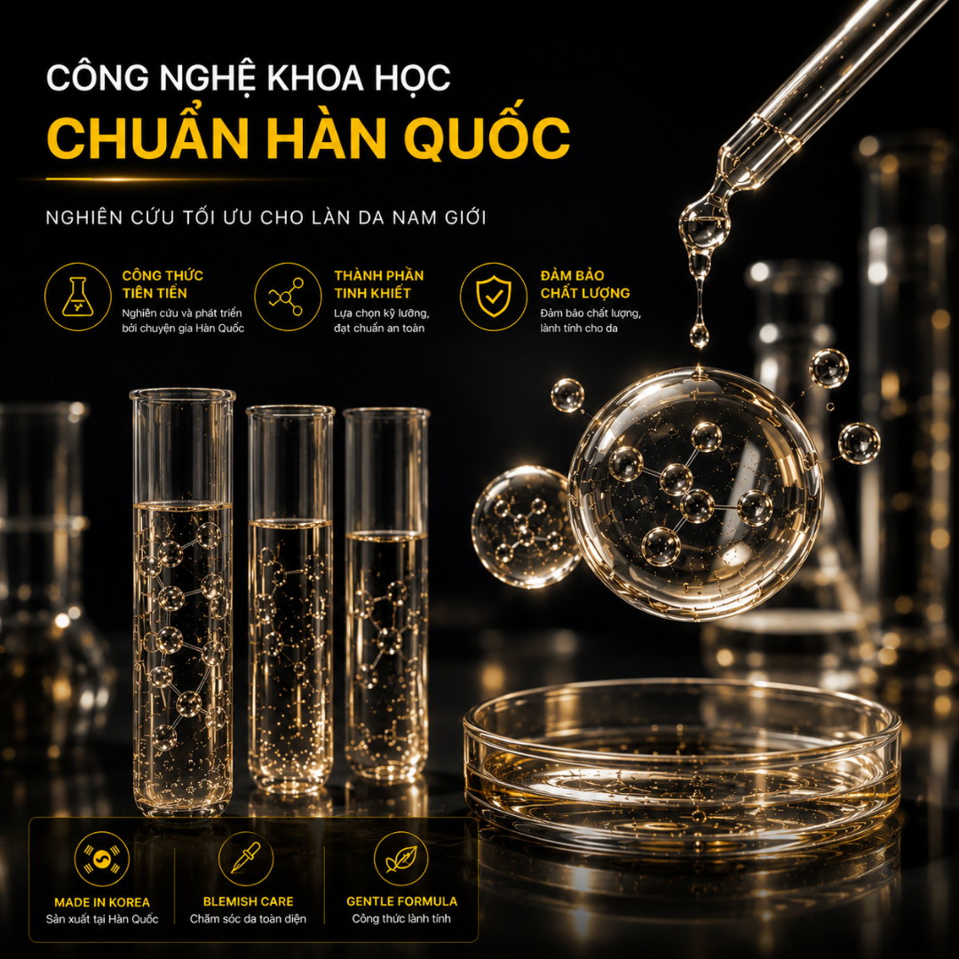Serum dưỡng trắng da DÀNH CHO NAM MENGEN Niacinamide 10% Brightening Serum hỗ trợ mờ thâm mụn, sạm nám 35ML