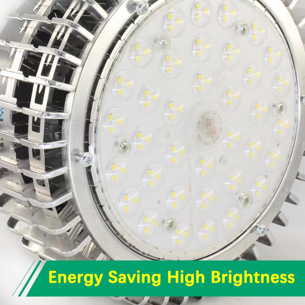 Đèn LED High Bay 100W 150W 200W 250W AC220V Nhà kho chống nước Đèn nhà để xe Siêu sáng Chiếu sáng công nghiệp thương mại