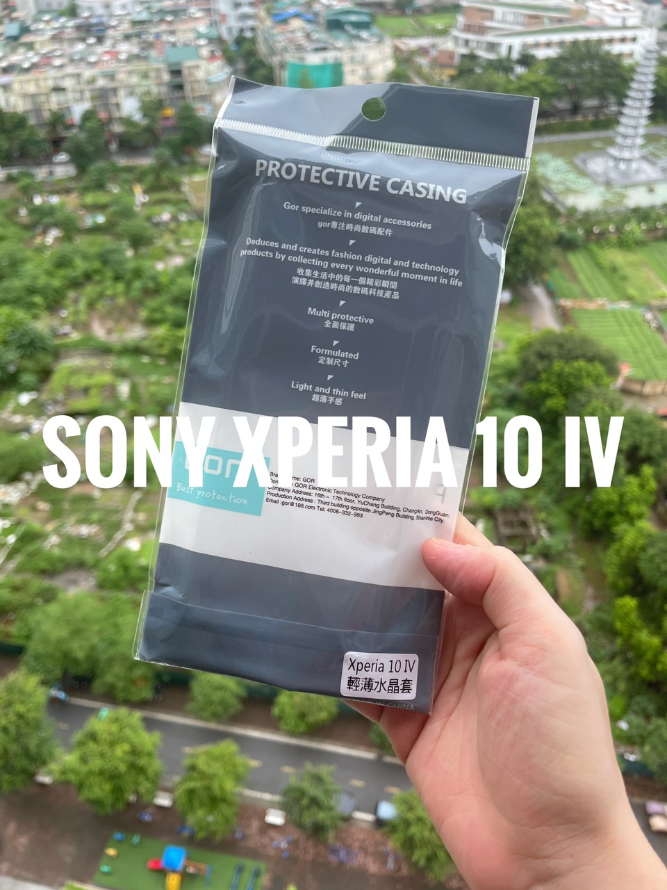 Ốp lưng silicon cho Xperia 10 IV  dẻo Gor Bảo vệ camera trong suốt Hàng nhập khẩu