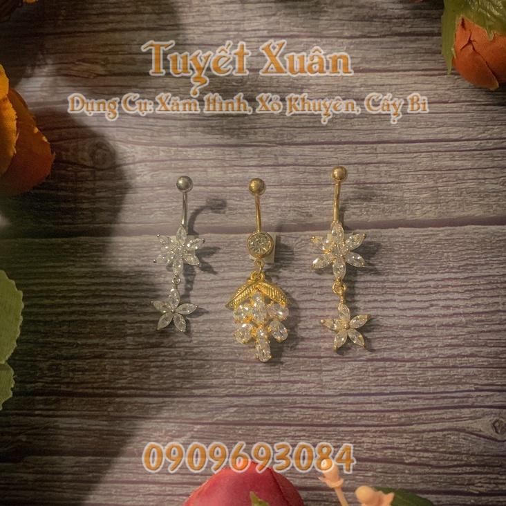 Khuyên rốn cá tính sang trọng chất liệu thép y tế- GRKRBH09
