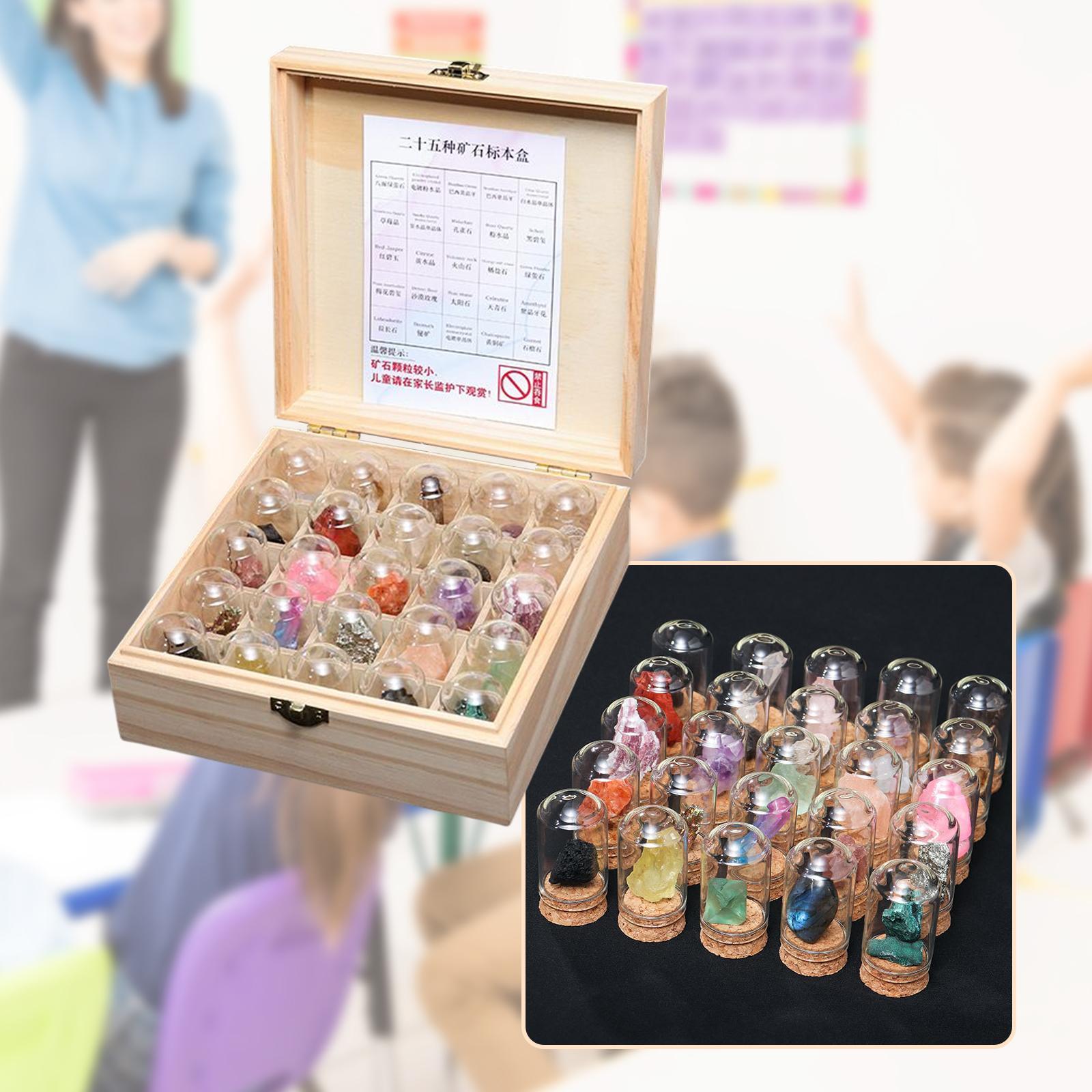 Novelty Rock and Mineral Collection for Adults Boys Birthday Gift