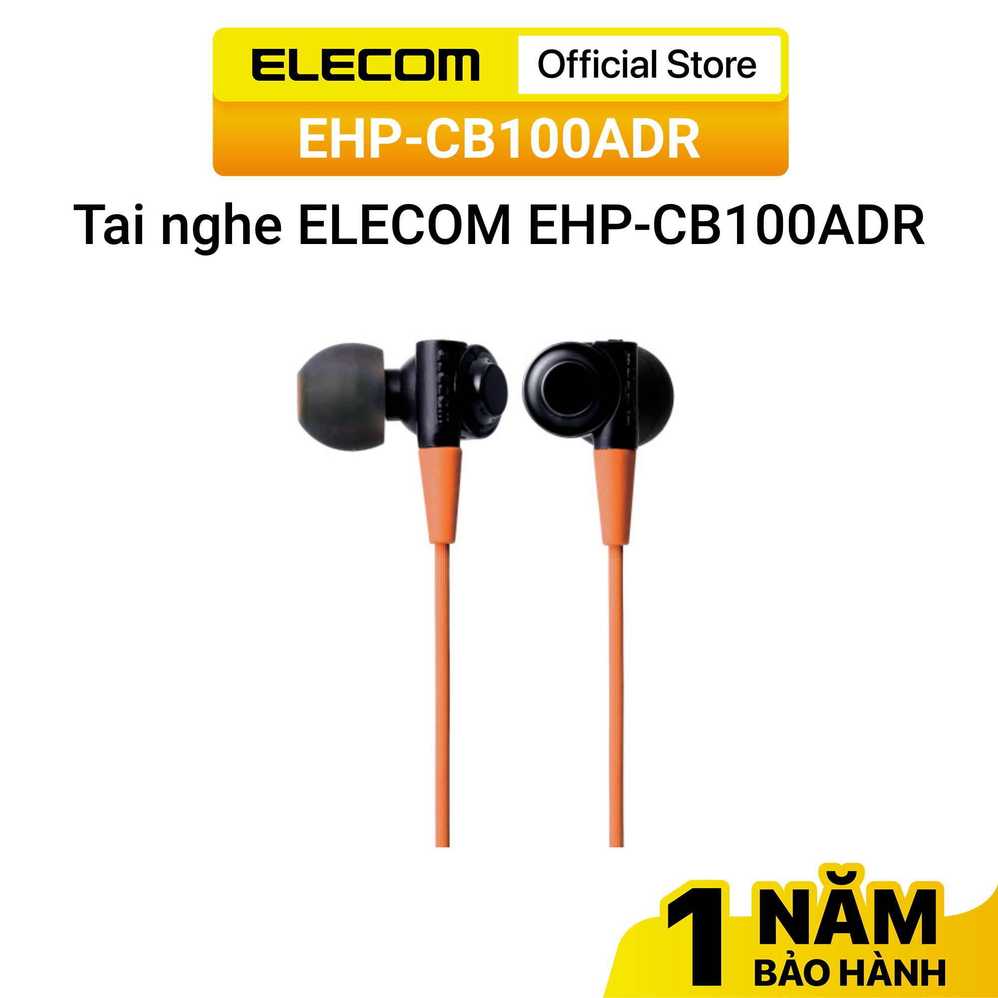 Tai nghe ELECOM EHP-CB100 - Hàng chính hãng