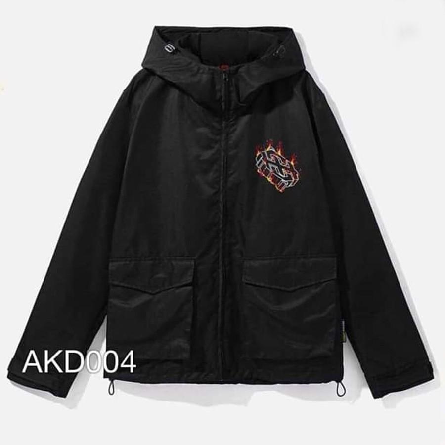 ÁO KHOÁC DÙ Logo Lửa - M480