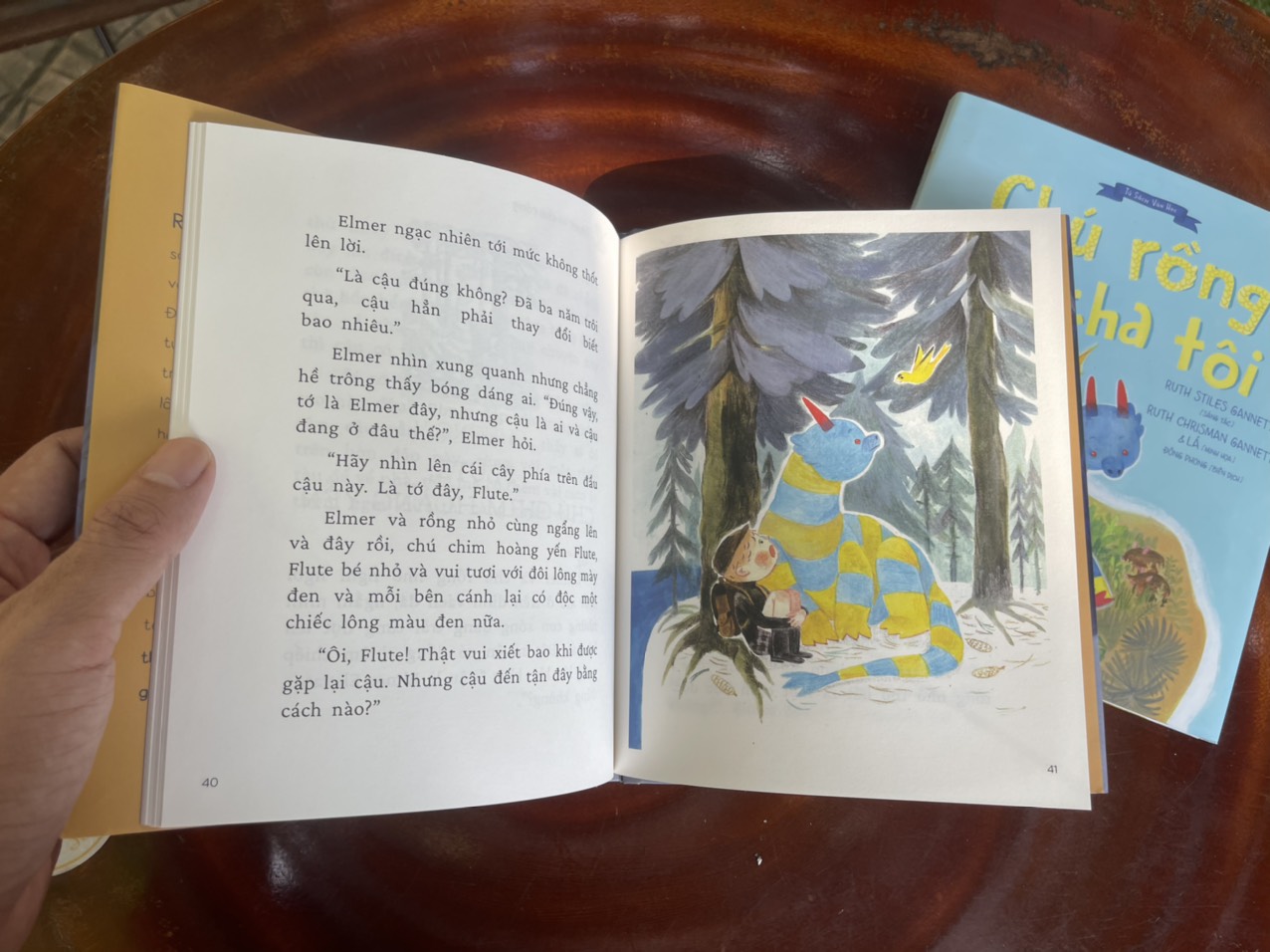 (Combo 2 cuốn) (Bìa cứng có áo) CHÚ RỒNG CỦA CHA TÔI và ELMER VÀ CHÚ RỒNG - Ruth Stiles Gannett – minh họa bởi Ruth Chrisman Gannett &amp; Lá - Crabit Kidbooks