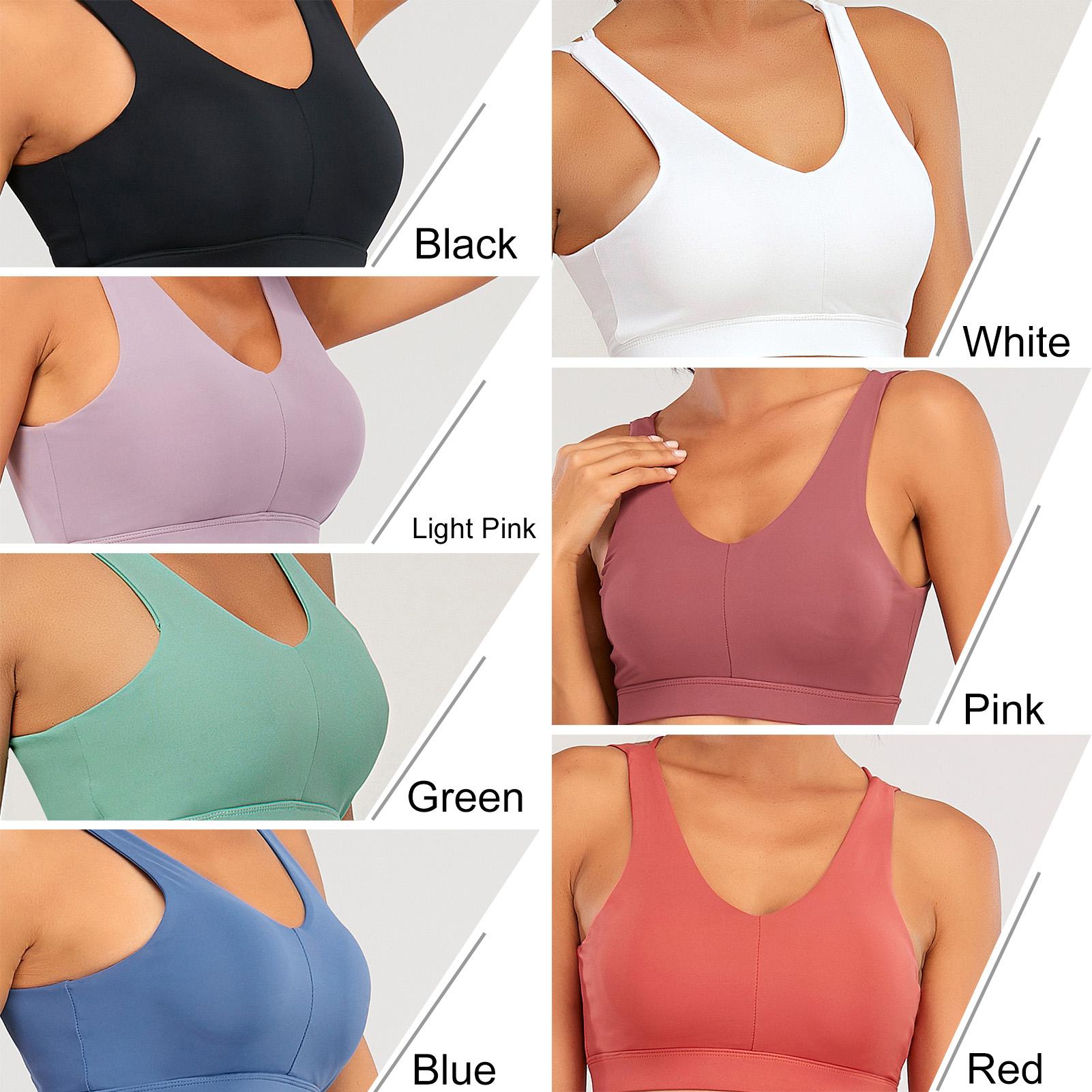 Áo ngực dạng Crop-Top thể thao nữ tâp yoga, thể thao Nhanh khô có mút đẩy ngực Chống sốc
