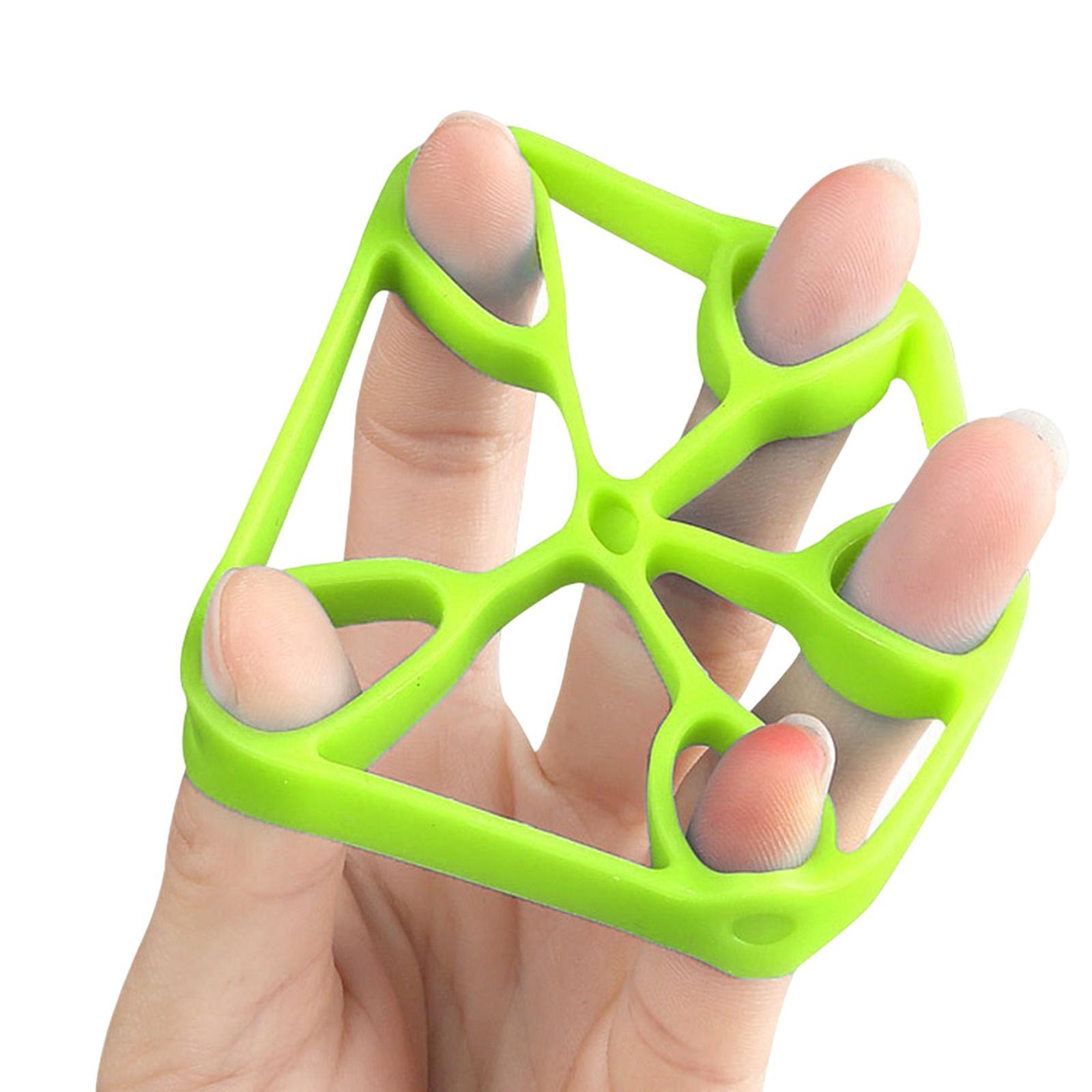 Silicone Finger Strengthener Forearm Pianist Exercise Hand Gripper Exerciser