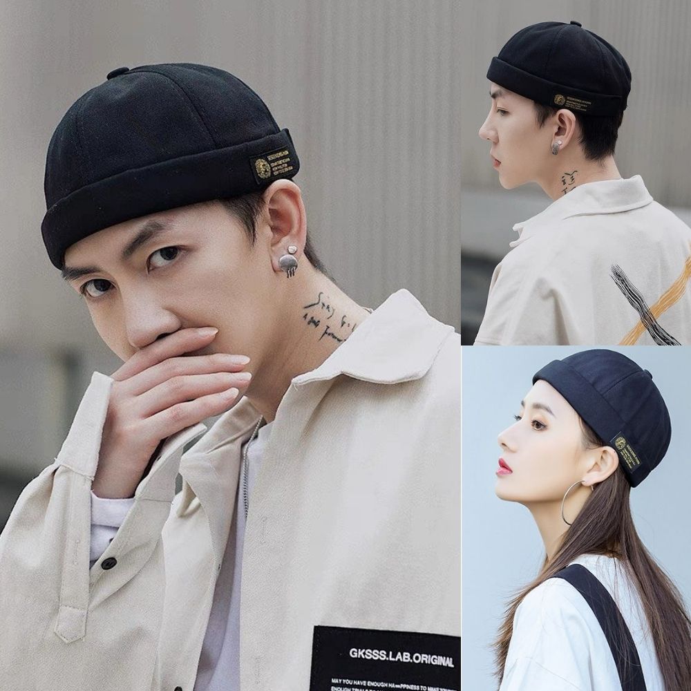 Mũ Nồi Beret, Nón Beanie, Mũ Tròn Nữ Nam Không Vành Cực Kỳ Phong Cách MD09