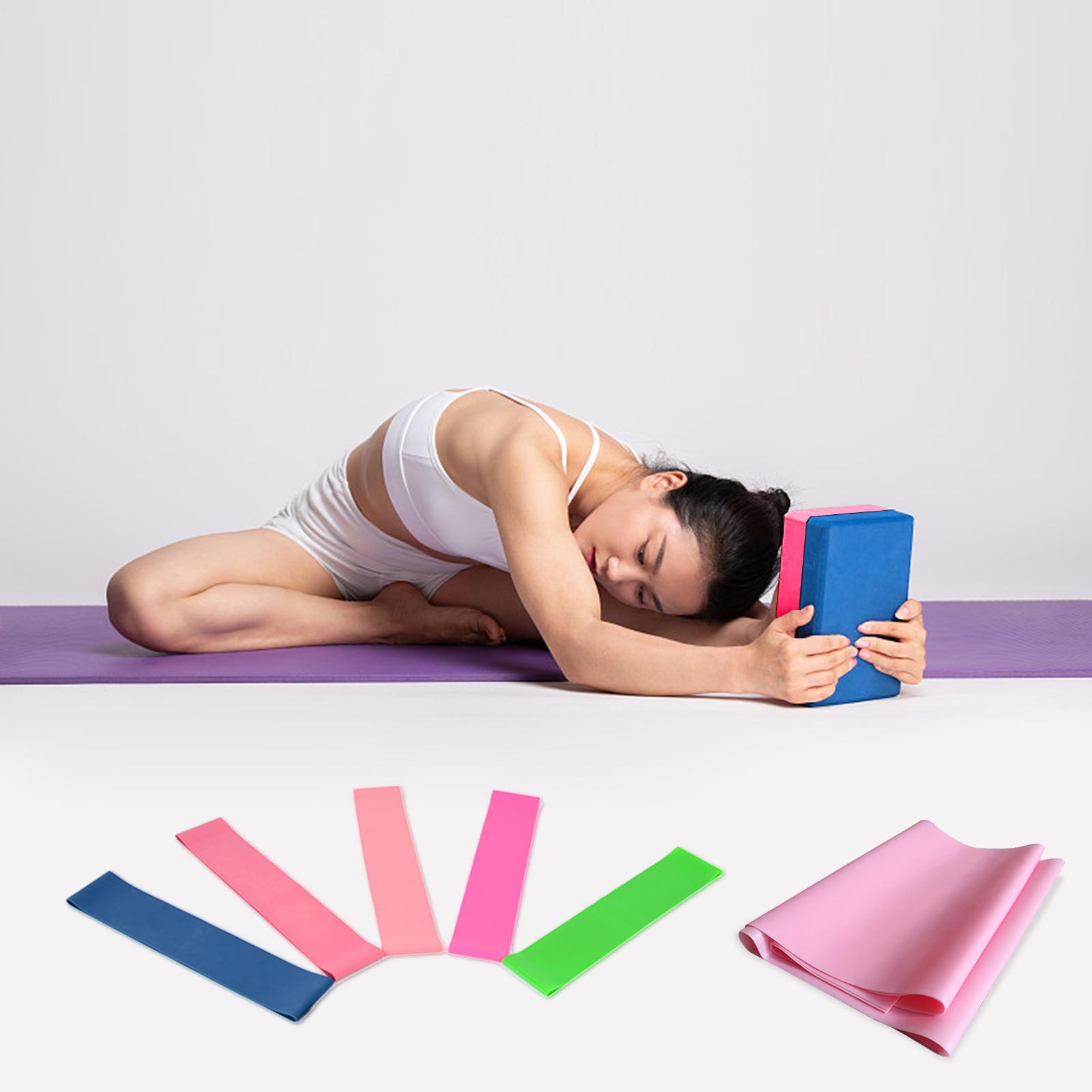 Sét 11 thiết bị tập Yoga với dây kháng lực, bóng