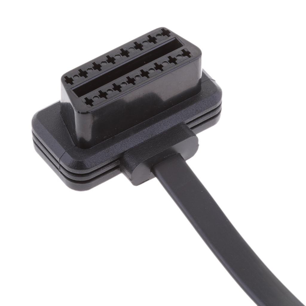 5x16 Pin M to F With Switch OBD2 Cord Extension Cable Adapter Connector On/Off