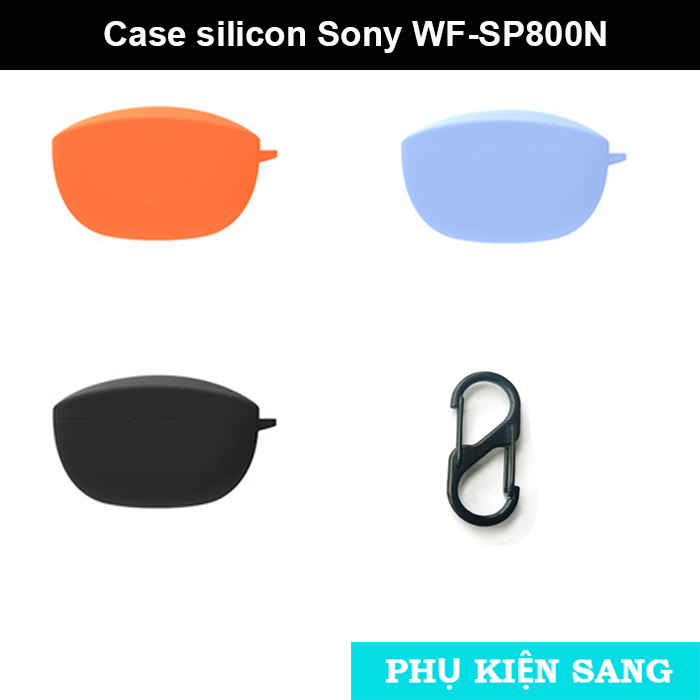 Case silicon cho tai nghe Sony WF-SP800N (kèm móc)