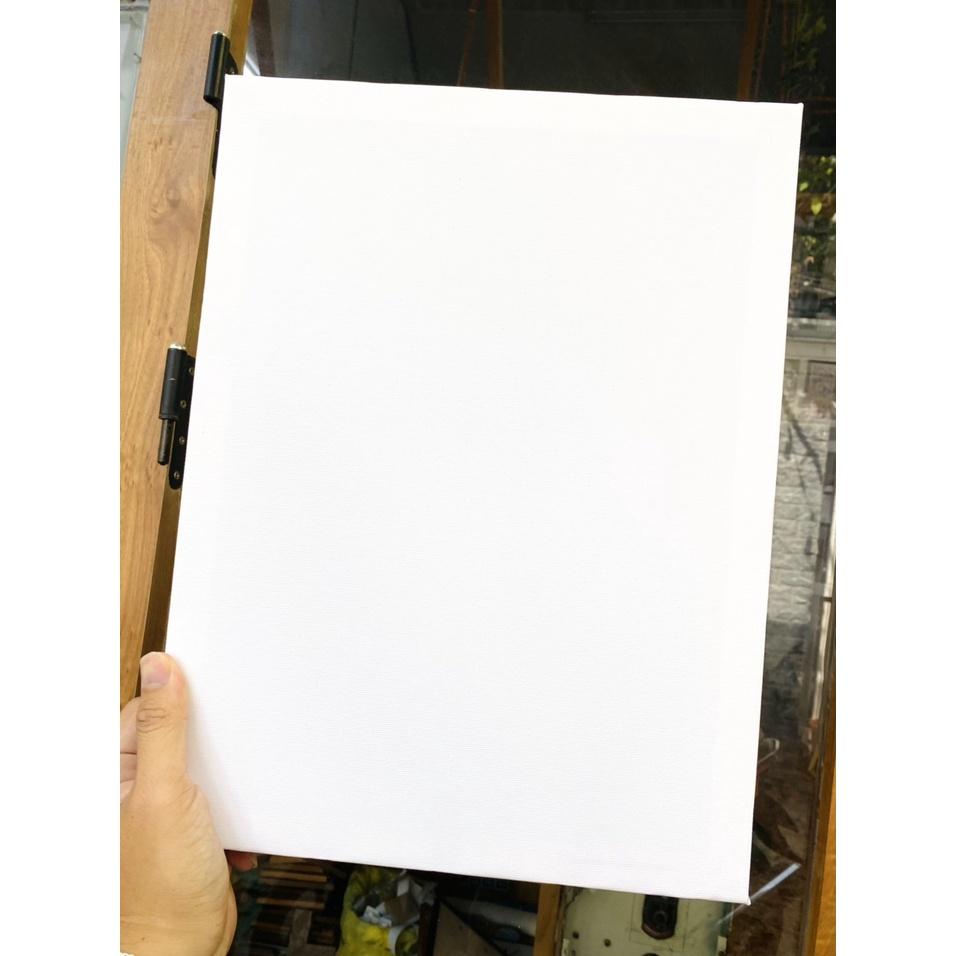 Toan vẽ tranh sơn dầu, toan canvas trắng căng sẵn nhiều size