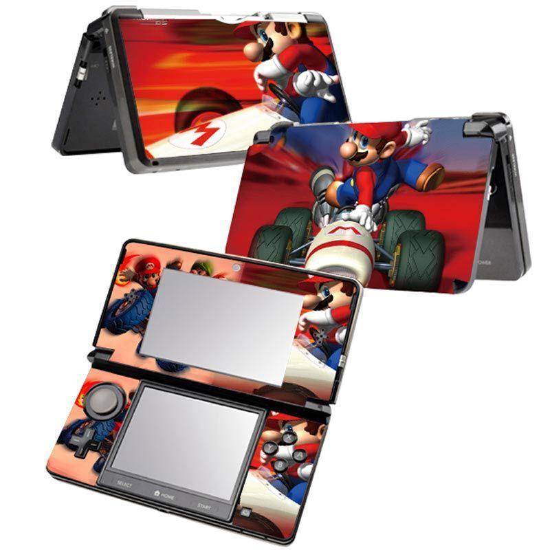 Miếng Dán 3DS DIY Bảo Vệ Máy Chơi Game Mario Pikachu Hatsune PSP
