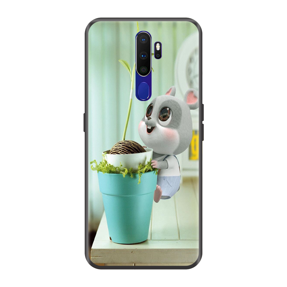 Ốp lưng TPU viền dẻo cho điện thoại OPPO A9 2020 Hình Chuột Tết 2020 Mẫu 09
