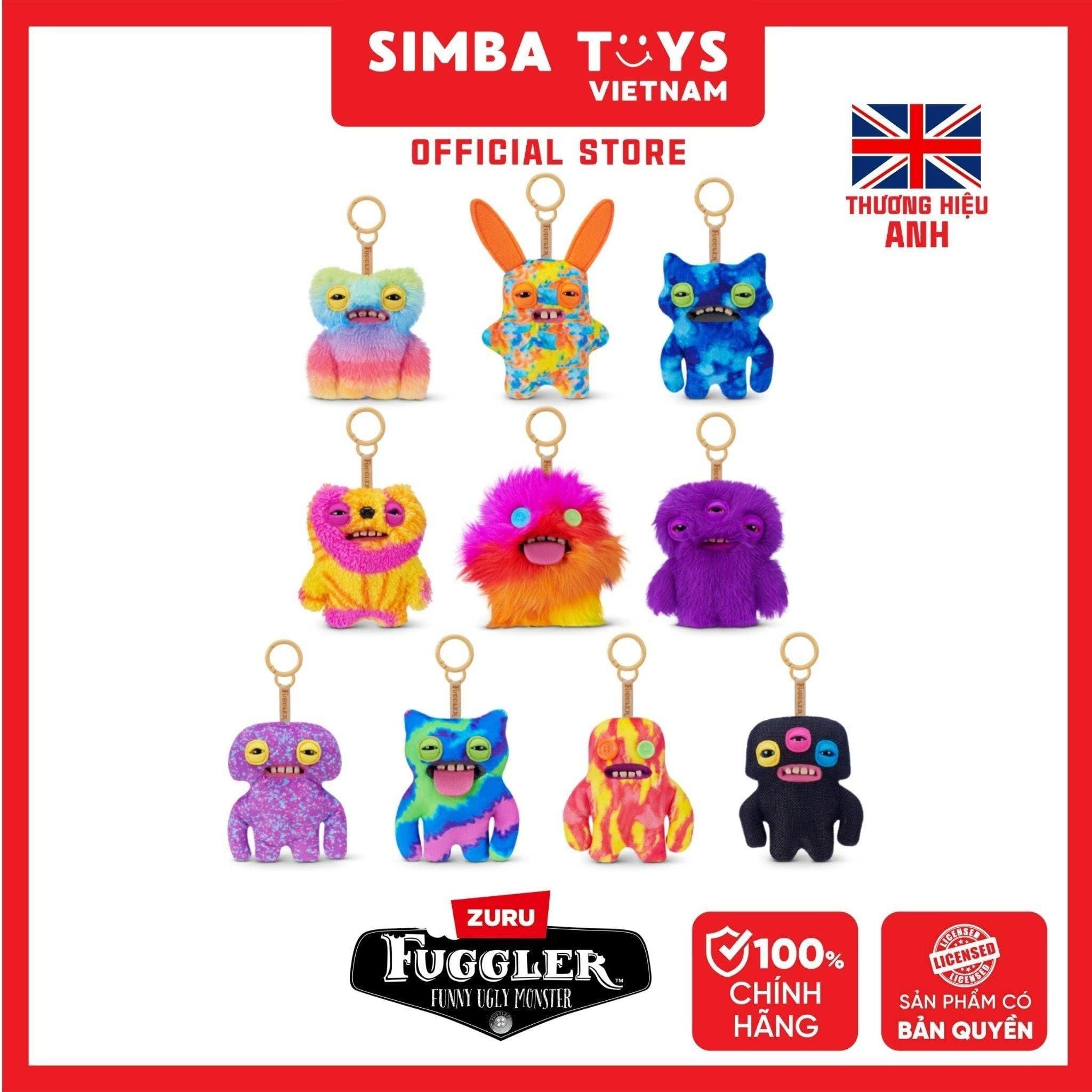 Đô Chơi Sưu Tầm FUGGLER-NON LICENSED MINI-SERIES 6-KEYRINGS 5" - GIAO NGẪU NHIÊN