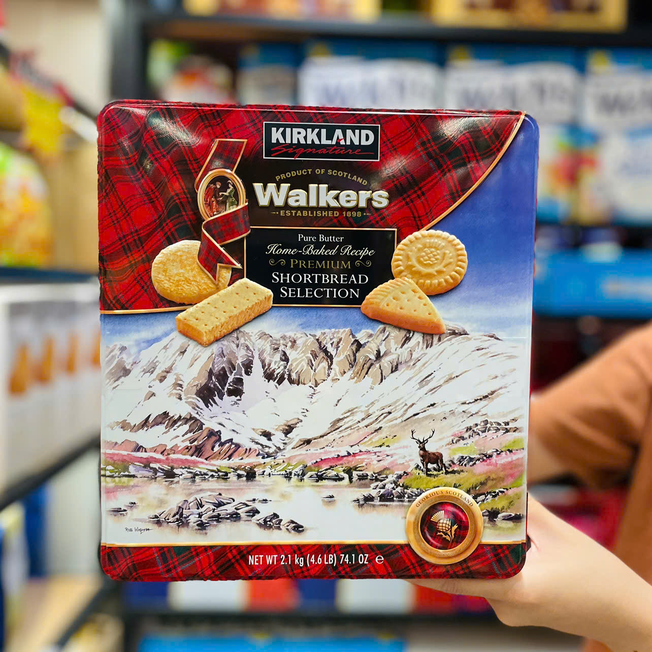 BÁNH QUY BƠ MỸ WALKER PREMIUM SHORTBREAD SELECTION 2.1KG ( Mẫu mới )