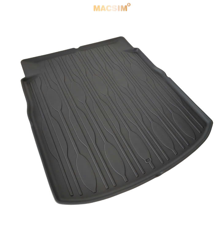 Thảm lót cốp sd4 xe ô tô BYD SEAL 2023+ Nhãn hiệu Macsim chất liệu nhựa TPE cao cấp màu đen