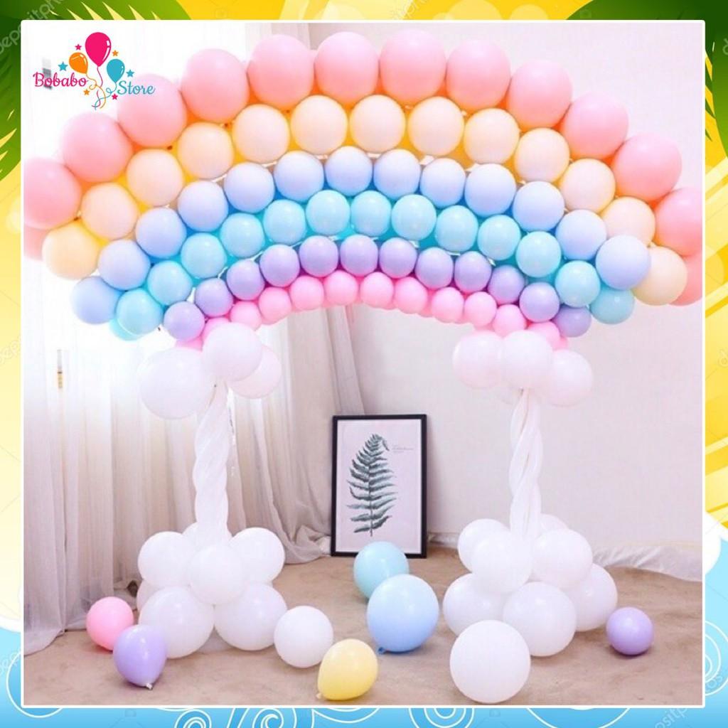 Bóng pastel phụ kiện trang trí sinh nhật, tiệc cưới, sự kiện, khai trương nhiều màu 10 inch - BOBABO