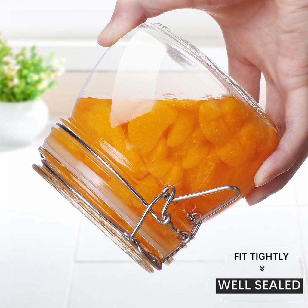 Hũ thủy tinh nắp cài 0.5L-0.75I-1L