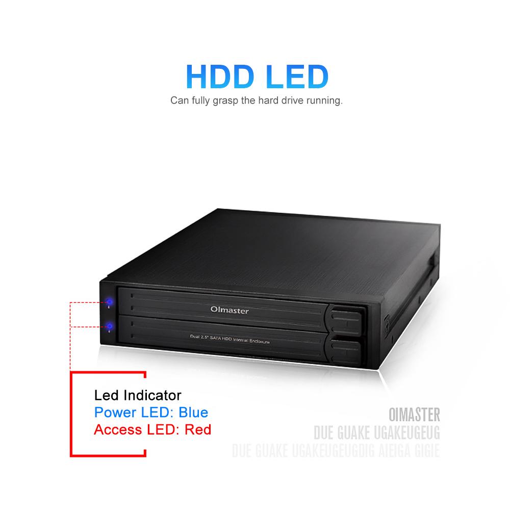 Ổ cứng HDD Candy OImaster HE-2005 Dual 2,5 "SATA