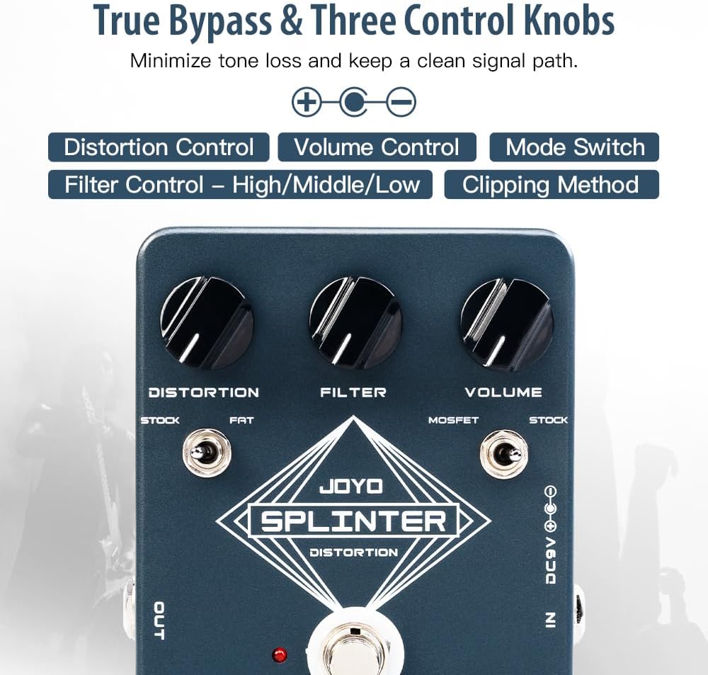 JOYO GUITAR EFFECT PEDAL SERIES - Phơ / Pedal Effect Guitar JOYO JF-17 JF-20 JF-21 JF-23 JF-25 JF-31- Hàng Chính Hãng