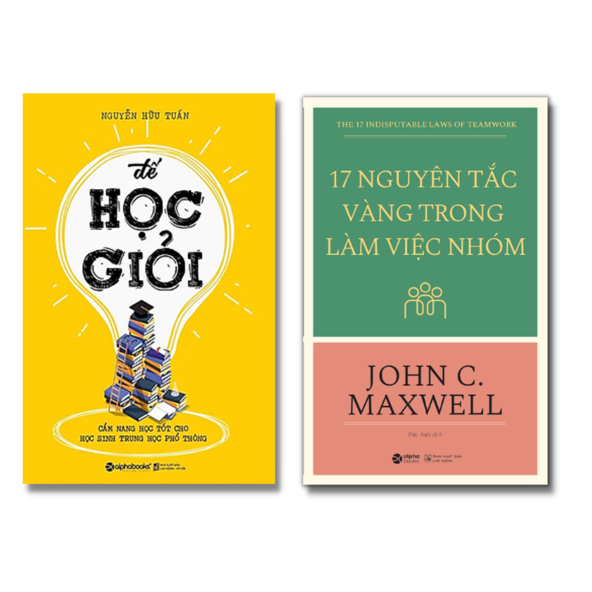 Combo Sách Kĩ Năng Sống: Để học giỏi  + 17 Nguyên tắc vàng trong làm việc nhóm