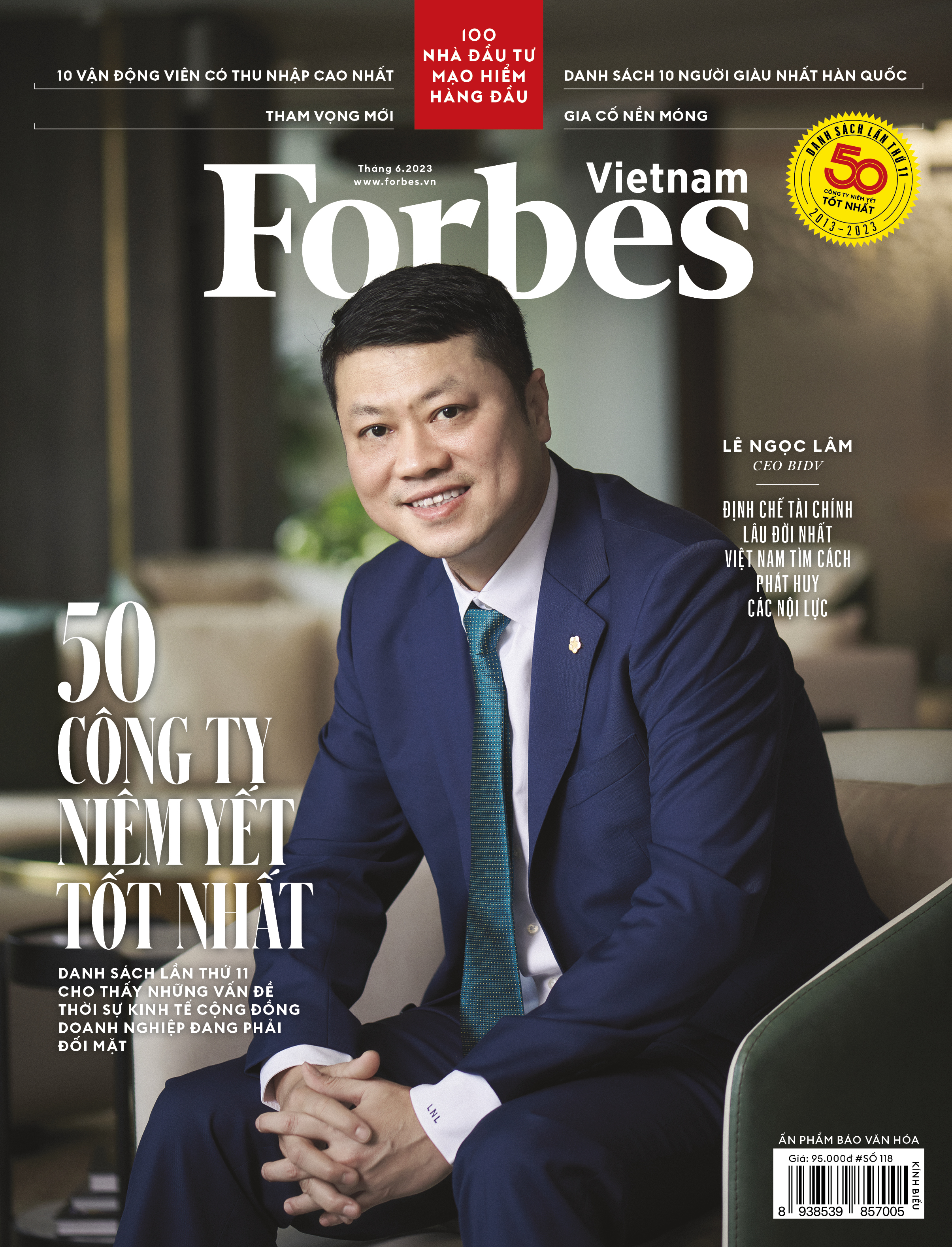 Danh Sách 50 Công Ty Niêm Yết Tốt Nhất - Tạp Chí Forbes Việt Nam - Số 118 Tháng 6.2023