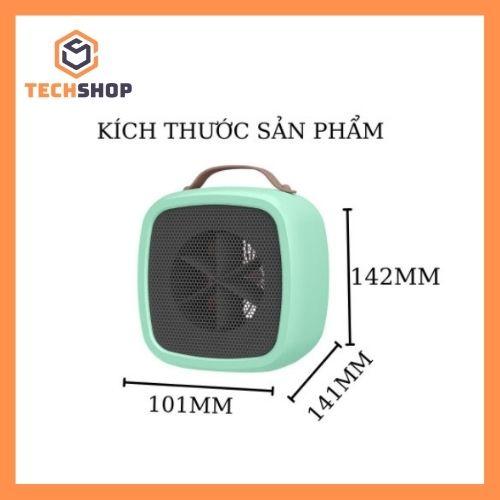 Quạt Sưởi Ấm Mini cầm tay cho bé, Máy Sưởi Cho Phòng Ngủ Mùa Đông 500W, không phát sáng, không gây bỏng,không tiếng ồn
