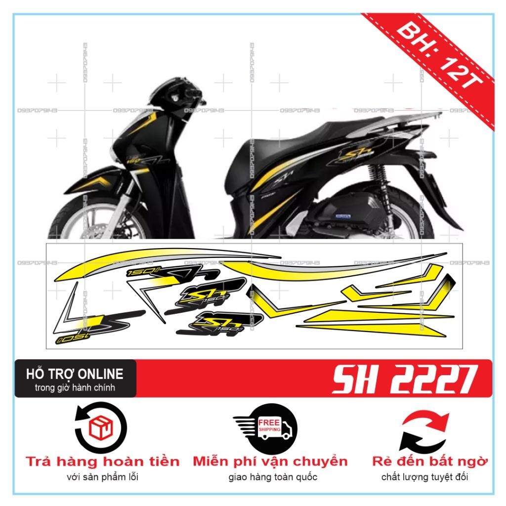 TEM RỜI SH 2020 VÀNG ĐEN - BI DECAL