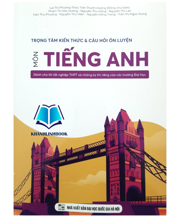 Sách - Trọng tâm kiến thức và câu hỏi ôn luyện môn Tiếng Anh