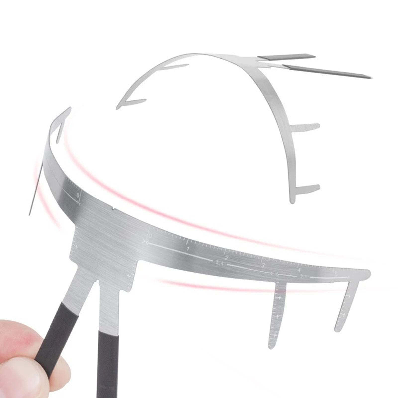 Steel Tattoo Eyebrow Ruler Eyebrow Caliper Makeup Tool for Eyebrow Measuring