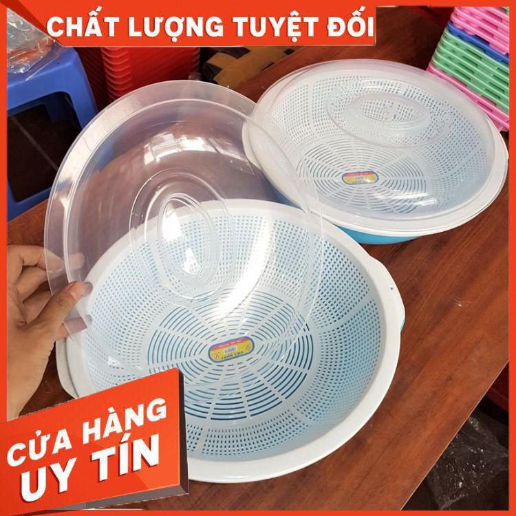 Rổ Nắp Bầu Dục Nhựa