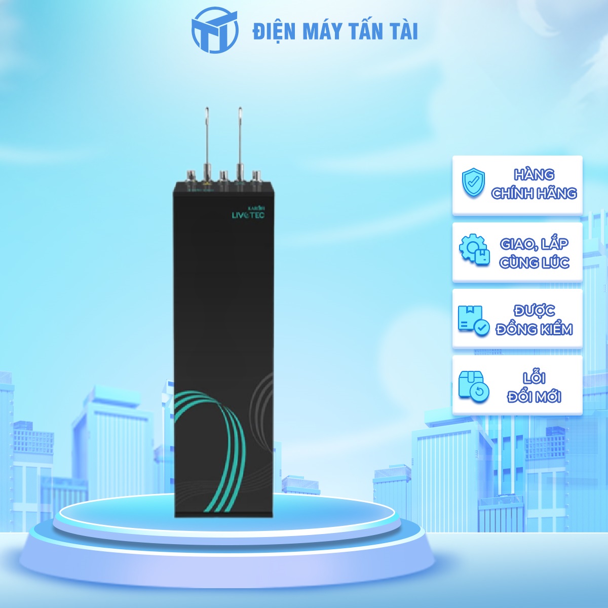 MÁY LỌC NƯỚC NÓNG LẠNH KAROFI LIVOTEC 630 - Hàng chính hãng