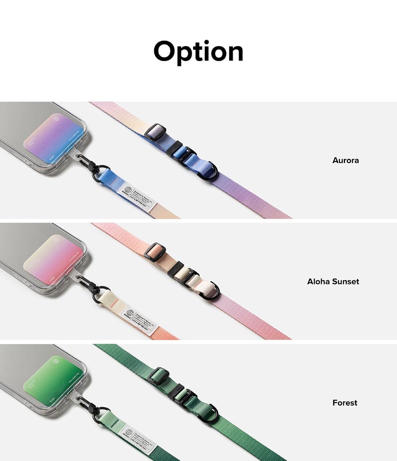 Dây đeo cho điện thoại RINGKE Holder Link &amp; Snap Hook Lanyard Strap - Hàng Chính Hãng
