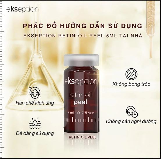 Ekseption Retin-iol Peel – Peel giảm nhăn, chống lão hóa 5ml