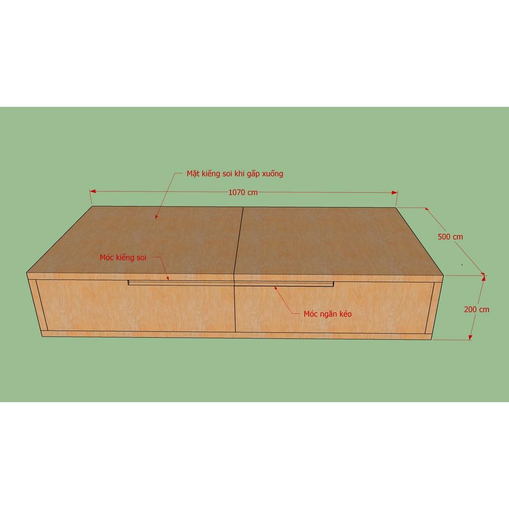 Bàn trang điểm Bắc Âu gỗ sồi BTĐS-01 cho phái đẹp