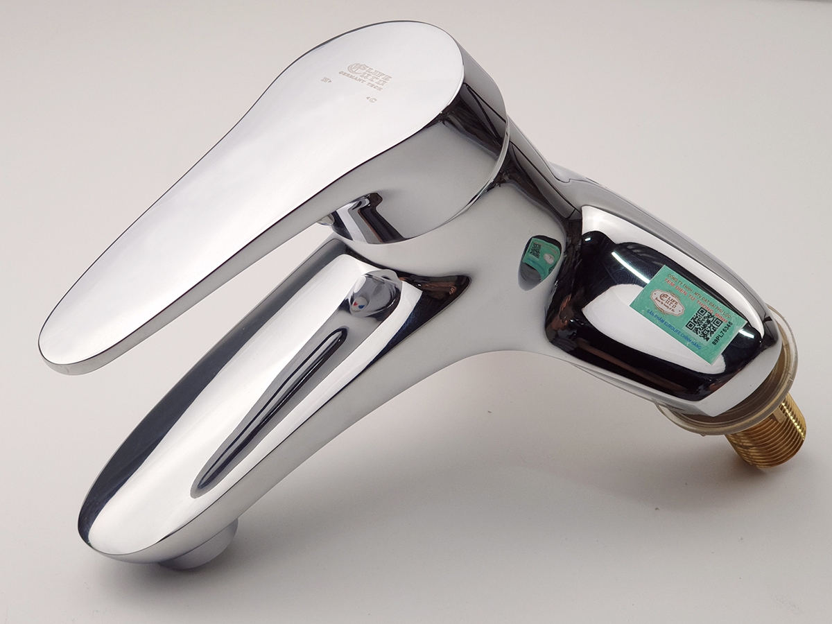 Vòi Lavabo 2 chân nóng lạnh Đồng mạ Chrome Eurolife EL-LOT03-1