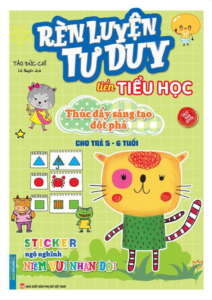 Sách - Rèn Luyện Tư Duy Tiền Tiểu Học - Thúc Đẩy Sáng Tạo Đột Phá - Cho Trẻ 5-6 Tuổi