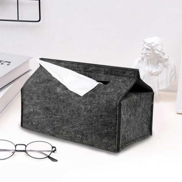 Hộp nỉ đựng khăn giấy xinh xắn