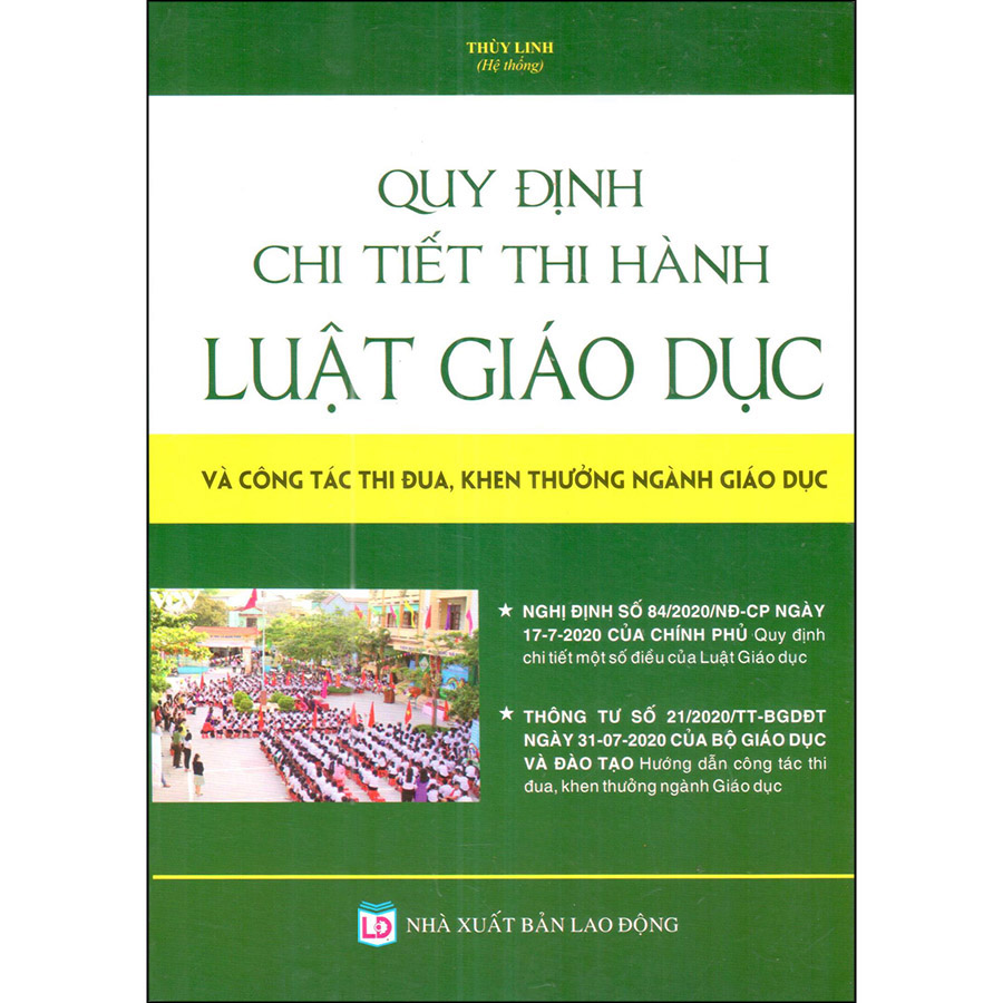 Quy Định Chi Tiết Thi Hành Luật Giáo Dục Và Công Tác Thi Đua Khen Thưởng Ngành Giáo Dục