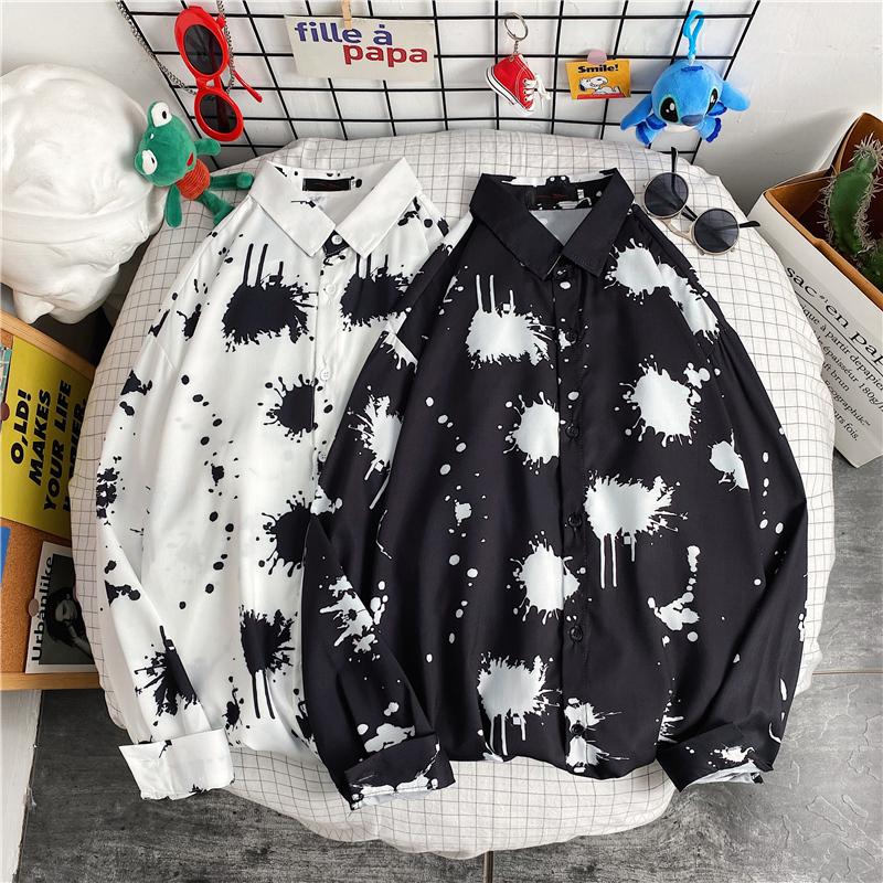 Áo Khoác Nam Tay Dài In Hình Thời Trang Hàn Quốc Cỡ M-3Xl
