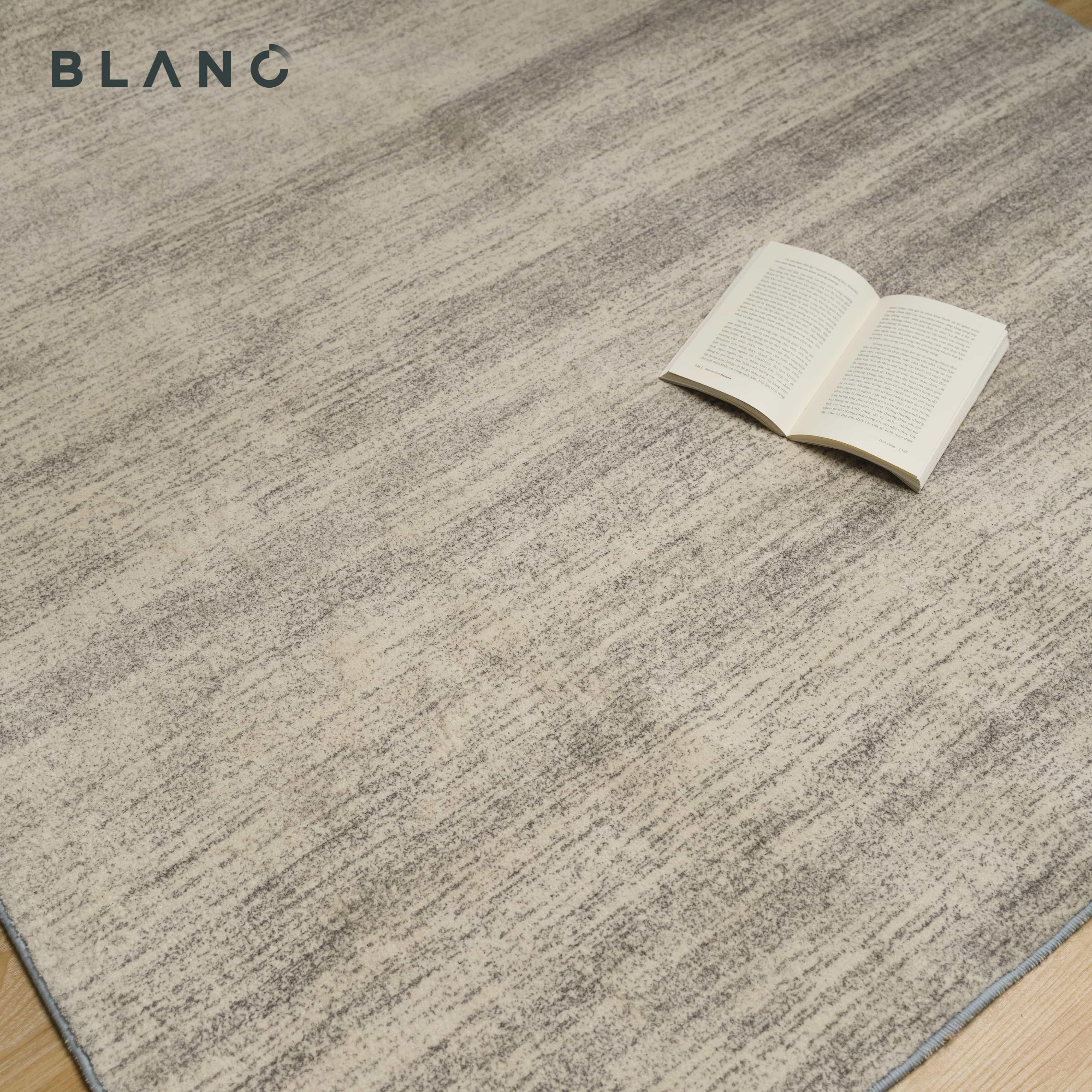 Thảm Trải Sàn Phòng Ngủ Grayish BLANC' Thảm Trải Sàn Phòng Khách Thảm Trải Sàn Phong Cách Bắc Âu - Thảm Chữ Nhật Đủ Size