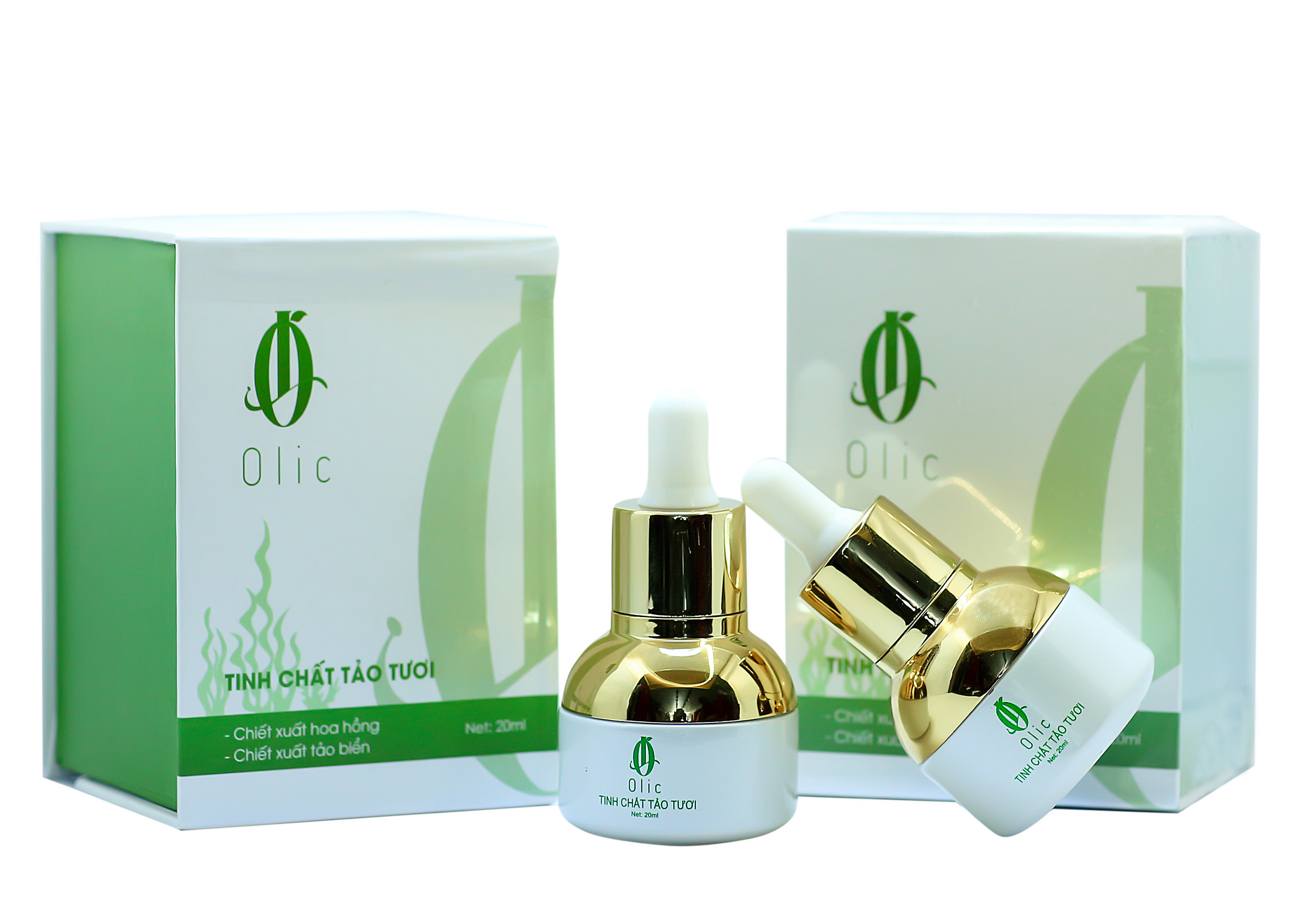 Serum Tinh Chất  Tảo Tươi Olic Giúp Trẻ Hóa Làn Da, Ngăn ngừa lão hóa