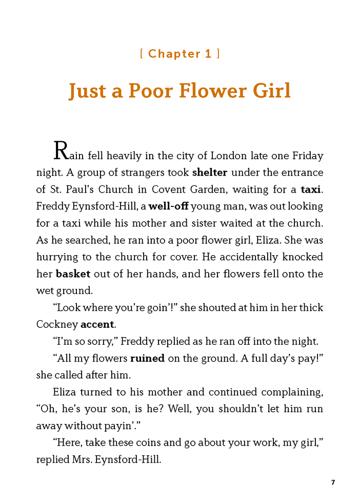 Sách ngoại văn: e-future Classic Readers Level 7 - Book 16: Pygmalion