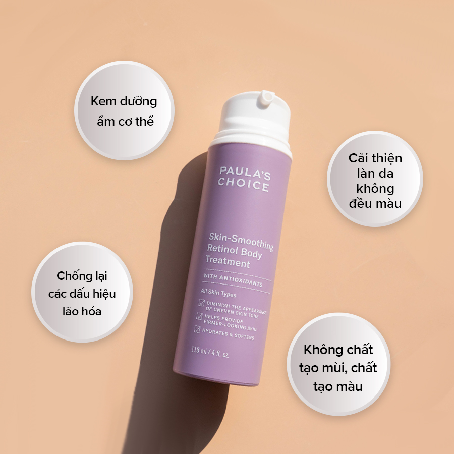 Kem dưỡng thể chống lão hóa Paula's Choice Skin - Smoothing Retinol Body Treatment 118ml- 5800