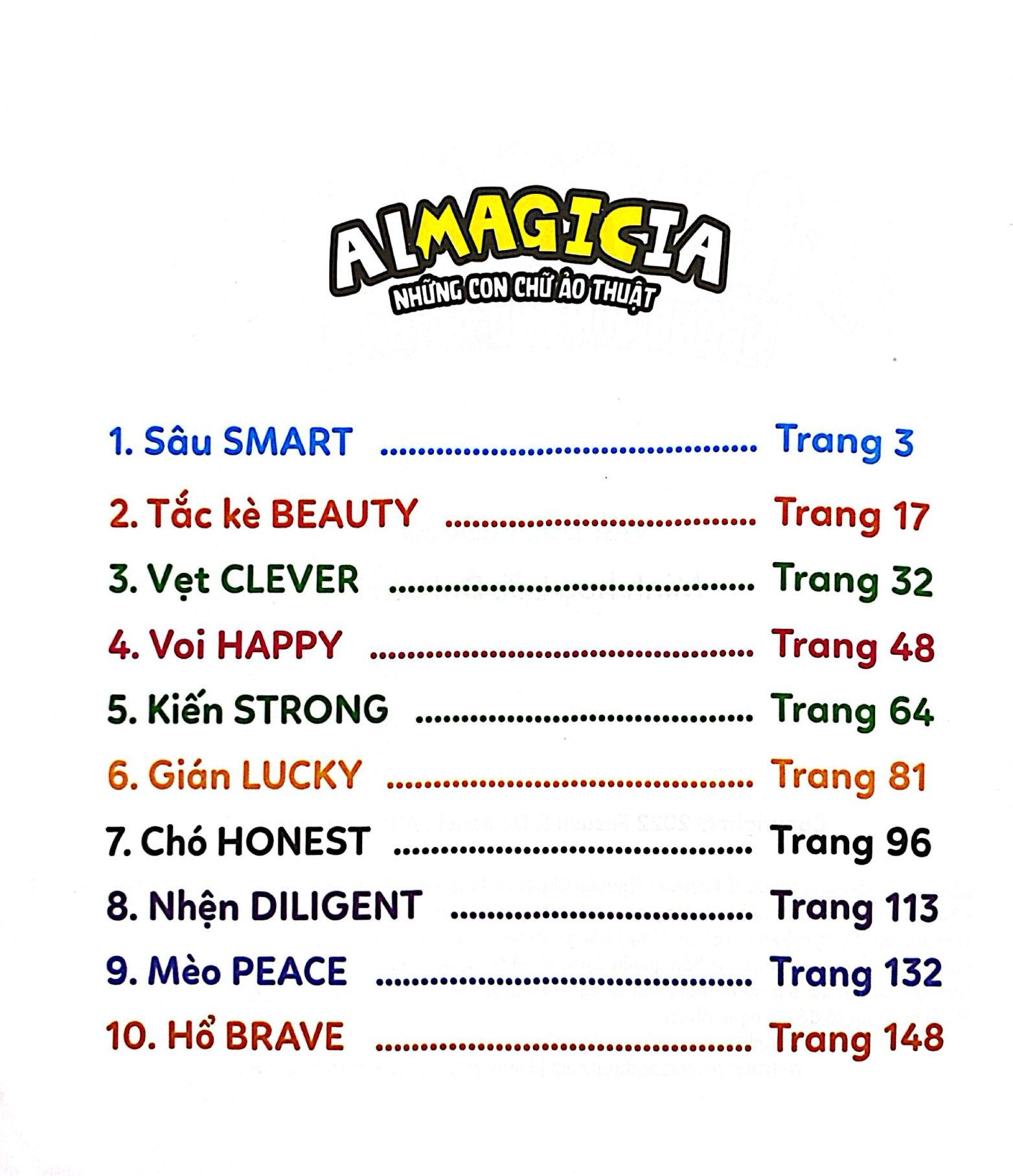 Sách - Almagicia - Những Con Chữ Ảo Thuật