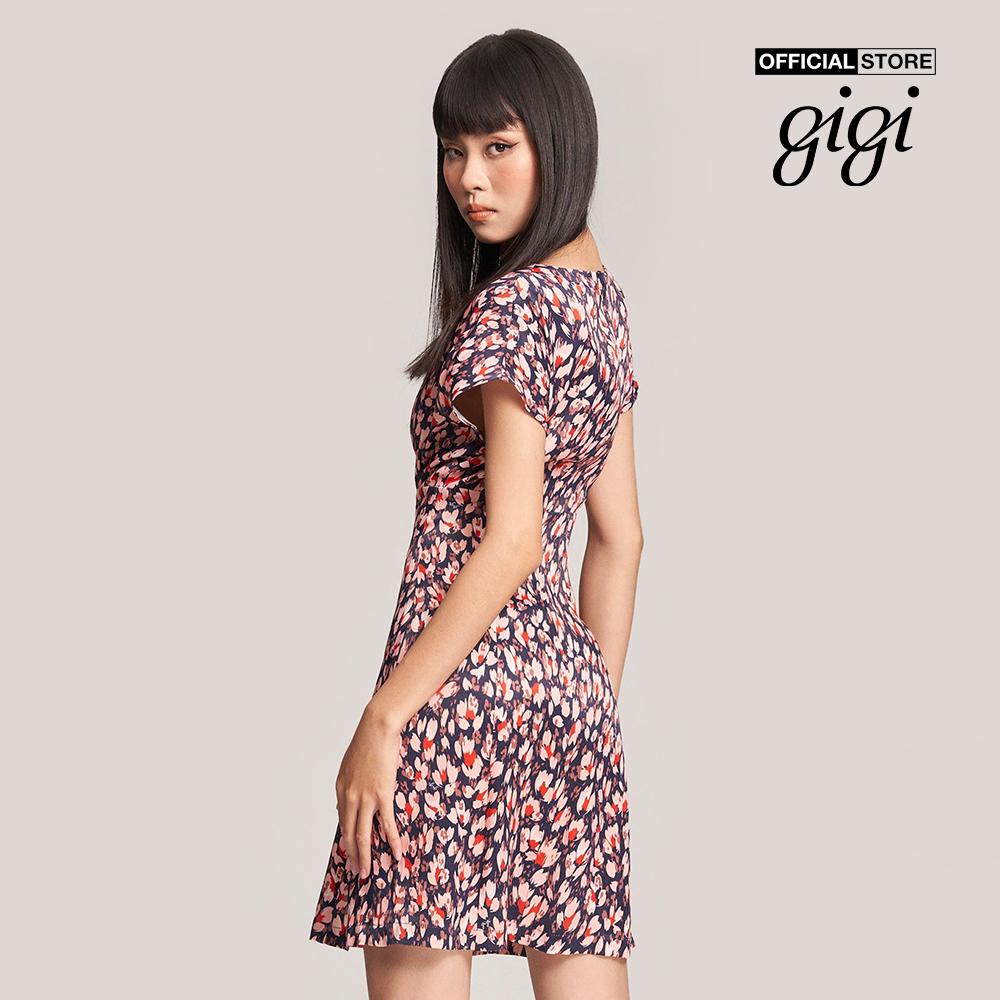 GIGI - Đầm mini cổ V tay ngắn trẻ trung G2102D223141-37