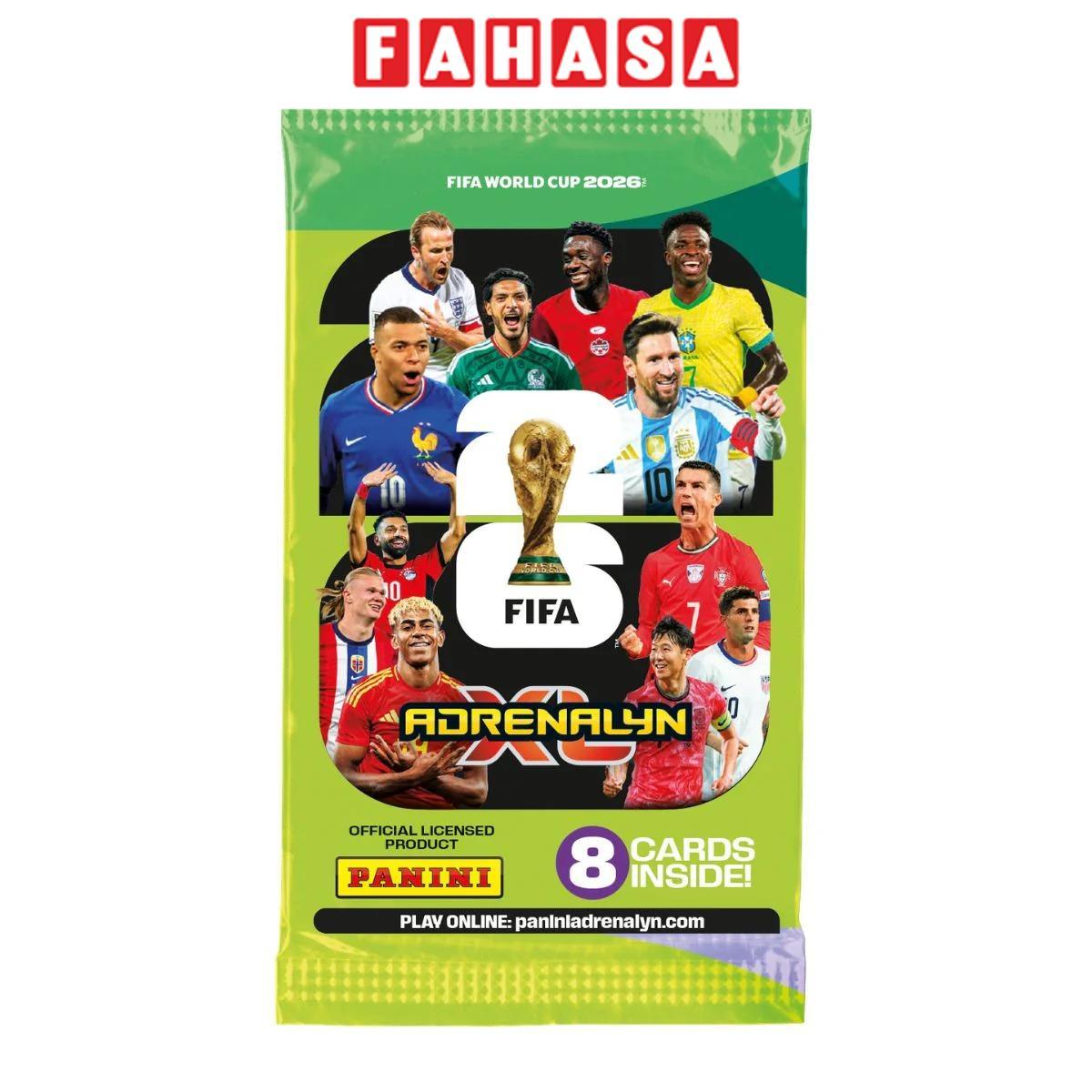 Gói Thẻ Hình FIFA World Cup 2026 Adrenalyn XL - Panini (8 Cards Ngẫu Nhiên/Túi)