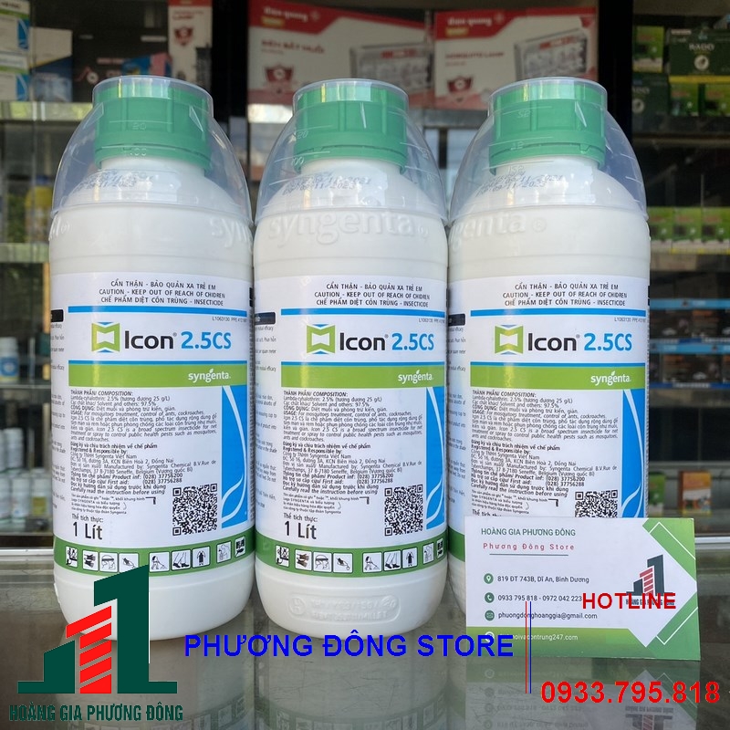 Thuốc diệt muỗi và côn trùng Icon 2.5CS