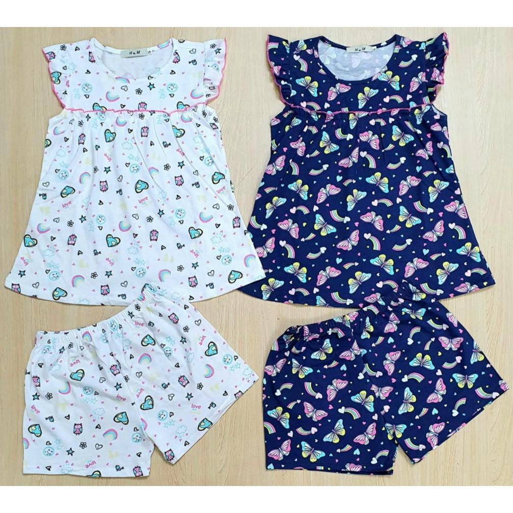 Bộ cánh tiên bé gái size đại - Vải 100% cotton mềm mịn mát - size 20 - 45kg - nhiều màu sắc, hoa văn đáng yêu cho bé
